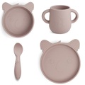Nuuroo Geschirrset Lykke Koala 4-teilig, Woodrose