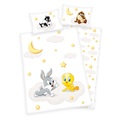 Herding Renforcé Kinder-Wendebettwäsche Looney Tunes