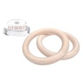 Fitwood ULPU MINI Turnringe, Birke - weiße Riemen