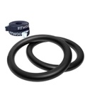 Fitwood ULPU Turnringe, schwarz - schwarze Riemen
