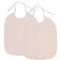 MEYCO Lätzchen 2er Pack Basic Frottee Soft Pink