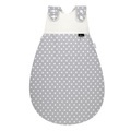 Alvi® Schlafsack BABY-MÄXCHEN® TENCEL® AUßENSACK - STARS in silbergrau in Gr. 68/74