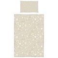 SONNE Bettwäsche taupe 100 x 135 cm