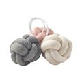 Nordic coast company, Nordic Coast Company Baby Gym Knoten Set, Rosa-Grau-Natur