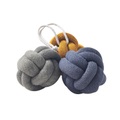 Nordic coast company, Nordic Coast Company Baby Gym Knoten Set, Blau-Grau-Curry Gelb