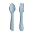Mushie, mushie Gabel & Löffel, Powder Blue