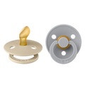BIBS® Schnuller Colour Anatomischer Sauger Cloud & Vanilla 0-6 Monate, 2 Stk.
