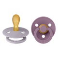 BIBS® Schnuller Colour Symmetrischer Sauger Fossil Grey & Mauve 6-18 Monate, 2 Stk.