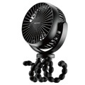 Twistshake tragbarer Ventilator und Powerbank schwarz