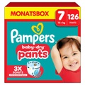 Pampers, Pampers Baby-Dry Pants, Gr. 7 Extra Large, 17kg+, Monatsbox (1 x 126 Pants)
