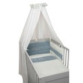 Be Be's Collection, Be Be 's Collection Musselin Bett Set 3tlg. Sternchen Mint