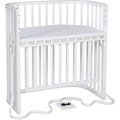 Babybay, babybay Boxspring Comfort Plus Beistellbett weiß mit Matratze Classic Cotton Soft