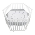 roba Laufgitter 6-eckig weiß miffy®