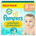 Pampers, Pampers Premium Protection, Gr. 3 Midi, 6-10kg, Maxi Pack (1x 102 Windeln)
