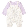 STACCATO Strampler+Shirt pearl white gemustert
