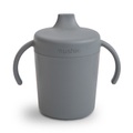 Mushie, mushie Schnabeltasse smoke