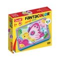 Quercetti, Quercetti Mosaik-Steckspiel FantaColor Natur