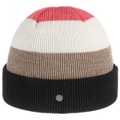 Lierys, Lierys Block Stripes Merinomütze Wollmütze Strickmütze Wintermütze Beanie Umschlagmütze