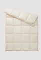 hessnatur, Daunendecke warm - naturfarben Grösse135x200cm 720g