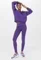 Loungewear Fleece Sweatshirt ACTIVE LIGHT aus Bio-Baumwolle - lila Grösse44