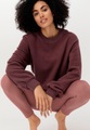 Loungewear Fleece Sweatshirt ACTIVE LIGHT aus Bio-Baumwolle - rot Grösse44