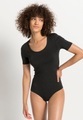 Damen Body Kurzarm - schwarz Grösse38