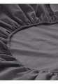 Perkal-Spannbettlaken aus Bio-Baumwolle - grau Grösse140-160x200 cm