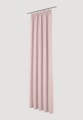 Vorhang Neveres mit Faltenband aus Bio-Baumwolle - rosa Grösse225x135 cm