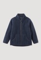 hessnatur Kinder Wollfleece Jacke Regular - blau Grösse98/104