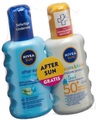 Nivea, Mixpack Kids Sensitive Spray Lsf 50 + After Sun Spray Damen Set