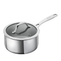 Kuhn Rikon Allround Stielkasserolle 20 cm - 3.1 l - BOX - silber Kochtopf Linien