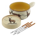 Kuhn Rikon - Fondueset Steinbock 9-teilig
