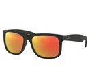Ray-Ban Justin RB4165 - 622/6Q Yellow/Red Mirr Multilayer 51/16