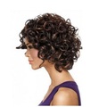 Synthetische Perücken Afro Versaute Curly Kinky-Curly Afro-Frisur Perücke Synthetische Haare Damen Afro-amerikanische Perücke Lightinthebox