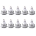 zdm 10 pack, mr16 / gu5.3 35 watt led-lampen 210lm, 12 v dc, 20 watt glühlampenäquivalent, ultraheller energiesparender scheinwerfer Lightinthebox