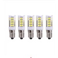 5 stücke 5 watt led mais glühbirne e14 t 51 led perlen smd 2835 800 lm für deckenventilator kronleuchter pendelleuchte warmweiß 220 ~ 240 v Lightinthebox
