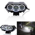 Fahrradlichter 3000 Lumen 3LED Super hell wiederaufladbar 18650 Fahrradlichter für Nachtfahrten IPX6 WASGERFORTE 4 Modi Weitwinkel Einfach zu installieren zu installieren Lightinthebox