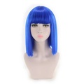 Lighinthebox, Synthetische Perücken Glatt Bob Bubikopf Perücke Kurz Blau Synthetische Haare Damen Synthetik Neuankömmling Blau Lightinthebox