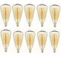 10 Stück 40 W E14 ST48 Warmweiß 2200-2700 k Retro / Abblendbar / Dekorativ Glühende Vintage Edison Glühbirne 220-240 V Lightinthebox