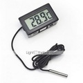 digitales eingebettetes thermometer lcd sofort lesbares kühlschrankaquarium überwachungsdisplay mit wasserdichtem detektor tragbares sondenkühlthermometer Lightinthebox