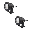 2 stücke 10 watt unterwasserlichter wasserdicht dekorative warmweiß kaltweiß 12 v schwimmbad hofgarten 1led perlen Lightinthebox