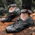Lighinthebox, Herren Wanderschuhe Wassersport Schuhe Atmungsaktiv tragbar Komfortabel Campen und Wandern Jagd Angeln Netz Frühling Sommer Schwarz Grau Khaki Braun / Runde Zehe Lightinthebox