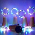 Outdoor Solar Lichterkette Garten beleuchtet Solar Flasche Stopper Kork Lichterketten Wein Kupfer 2m 20leds Draht Lichterketten 10pcs Lichterketten Outdoor Hochzeit Geburtstag Bankett Party Dekoration Lightinthebox