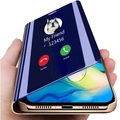 Lighinthebox, Handy Hülle Handyhüllen Für Samsung Galaxy Klappetui S22 Ultra Plus S21 FE S20 A51 A72 A52 A42 Note 10 Plus A71 5G Note 20 mit Halterung Spiegel Flipbare Hülle Einfarbig PC PU-Leder Lightinthebox