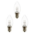 3 stücke led nacht glühbirne 1 watt kandelaber e12 tageslicht warmweiß für schlafzimmer veranda treppe lampe weihnachtsbeleuchtung Lightinthebox