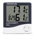innenraum lcd elektronische temperatur luftfeuchtigkeit meter digitales thermometer hygrometer wetterstation wecker htc-1 Lightinthebox