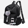 Damen Rucksack Schultasche Rucksack Oxford Stoff Volltonfarbe Hohe Kapazität Wasserdicht Reißverschluss Täglich Schwarz Purpur Rosa Khaki Rote Lightinthebox