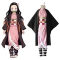 Inspiriert von Dämonentöter: Kimetsu no Yaiba Kamado Nezuko Anime Cosplay Kostüme Japanisch Cosplay-Anzüge Mantel Unterwäsche Knieschützer Für Damen / Seil / Schärpe / Band / Seil / Schärpe / Band Lightinthebox