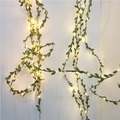 Lighinthebox, Girlande Lichterketten 2pcs künstliche Pflanzenlichter 10m 100leds Outdoor-Hochzeitsdekoration grüne Blätter Lichter für Zuhause Partydekoration Hochzeit Weihnachten (ohne Batterie) Lightinthebox