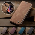 caseme magnetische flip wallet phone case retro stand für samsung galaxy s22 ultra s21 plus s20 ultra a73 a53 a33 a72 a52 schützende retro style leder strapazierfähige schutzhülle Lightinthebox